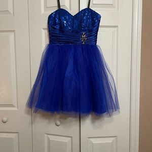Masquerade Blue Dress